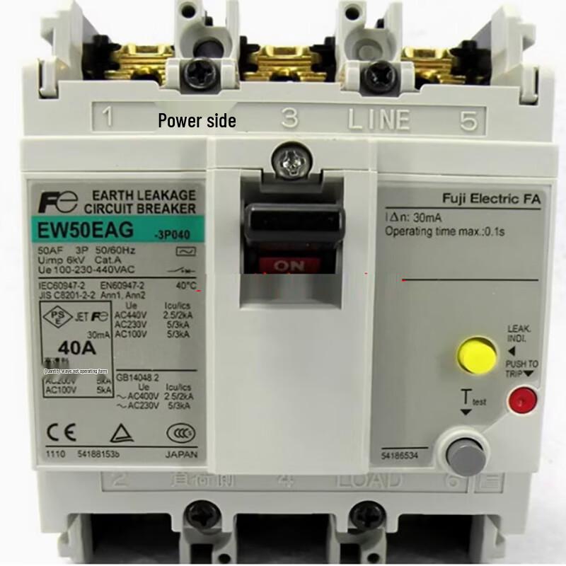 Автоматический выключатель утечки на землю Abdo Fuji EW50EAG 3P10A