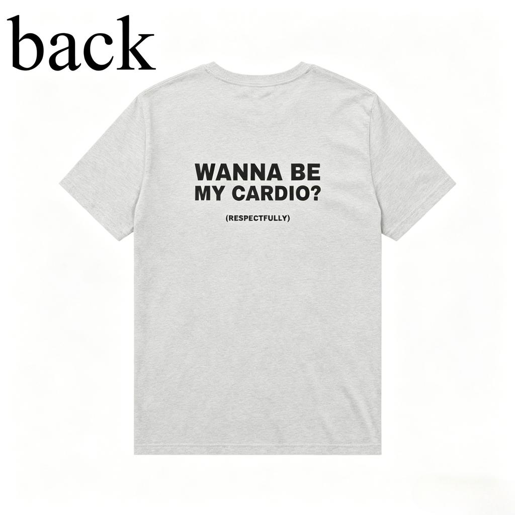 Unisexs Fun Fitness And Leisure Letter Printed Round Neck Tshirt Neutral 100 Pure Cotton Soft Breathable Sports Short Sleeve