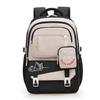 Color Matching Trendy Nylon Travel Backpack Lightweight Schoolbag Gift Kids