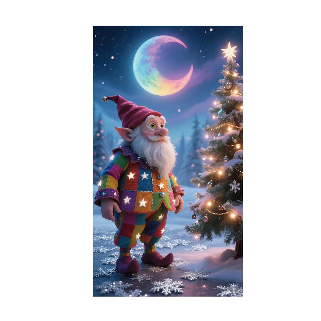 Christmas Door Curtain Background Door Decoration