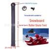 Snowboard and Roller Skate Buckle Straps for Flat Flower Shoes and Tooth Straps