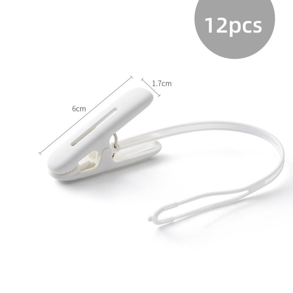 12 шт., пластиковые зажимы для одежды с веревкой, держатель для одежды, многофункциональный зажим для сушки дома