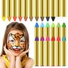 Краска для лица TOYANDONA 24 цвета Краска для лица Краска для тела Набор мелков для рисования Легко писать Реквизит для костюма Макияж Косметические принадлежности Поп-арт