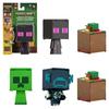 Mattel Minecraft Super Expandable Figures H Box Set for Ages 6 and Assortment, 5-Piece Kids, Up, Multi-Purpose, 986H-HTL43