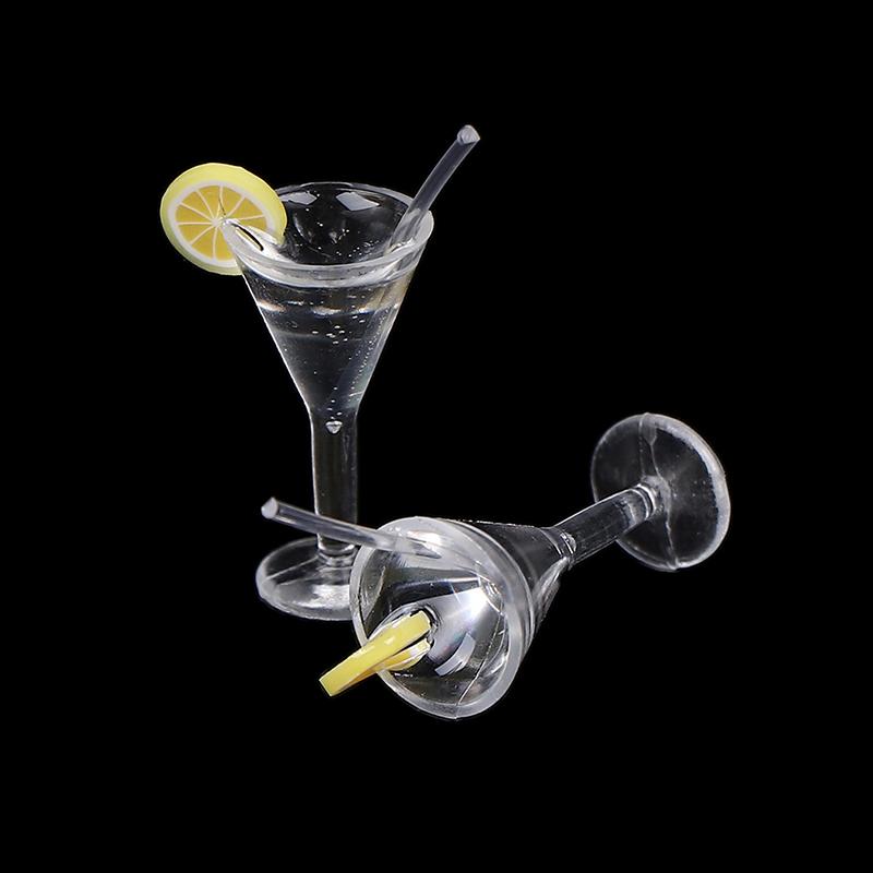 2шт 1:12 миниатюрных кукольных домиков, стаканчики для лимонного сока, кухонные принадлежности, игрушки