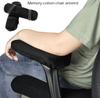 1pcs Armrest Cushion Chair Arm Cover Memory Foam Non-Slip Elbow Support Pillow Elbow Rest Cover Pads For Office Home Chairs
