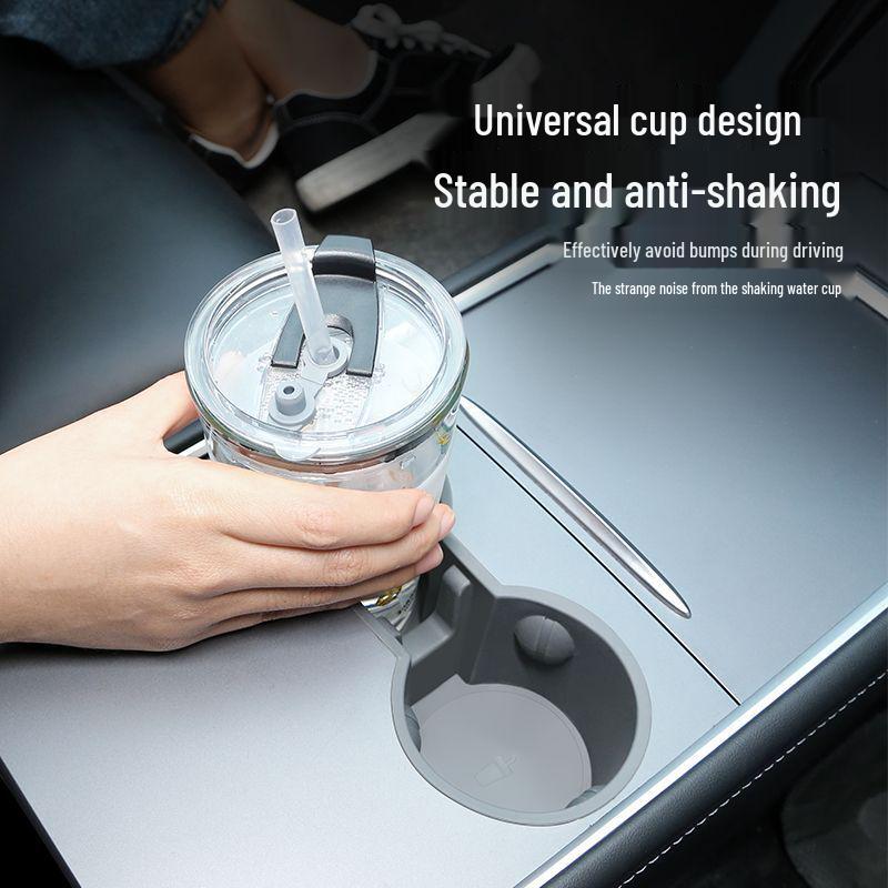 Ограничитель подстаканника, лоток для хранения, стойка для Tesla Model Y/3 - Аксессуары для интерьера