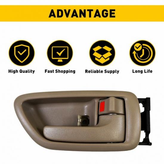 For 2000-04 Toyota Avalon Ide Door Handle Trim Beige Tan Passenger Right Side