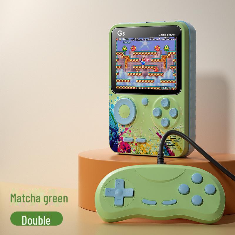 Портативная игровая консоль G5: 500 ретро-игр, ностальгический цветной экран, яркий дизайн