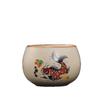 Beige Ru Kiln Goldfish Full Hall Teacup Master Cup Kung Fu Tea Set Personal Special Ceramic Tea Cup Hospitality Cup