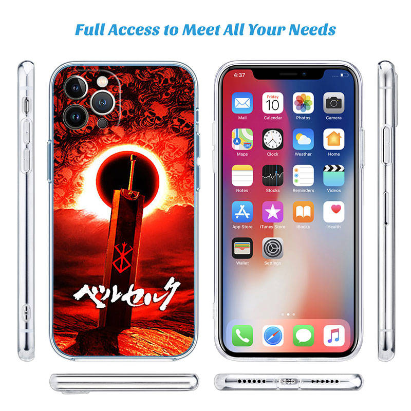 IR1 Berserk Guts Case for Motorola E22S E7 G6 G7 G8 G9 Plus Power Play G10 G20 G04 E30 E40 E22 E20 E13 E15 G22 G23 G05 G75 G35 G55