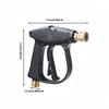 Пистолет для мойки высокого давления для Karcher/Nilfisk/Parkside/Bosch - Насадка с быстрым подключением и адаптер шланга для мойки автомобиля и поверхностей