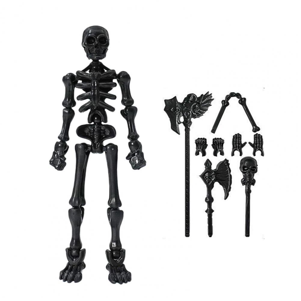 Premium Action Figure for Gifts Collectible Action Figure with Accessories Articulated Skeleton for Collectible for Collectors