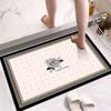 Bathroom Absorbent Mat, Diatom Mud, Bathroom Door Foot Pad, Quick-drying Non-slip Floor Mat, Bathroom Toilet Carpet