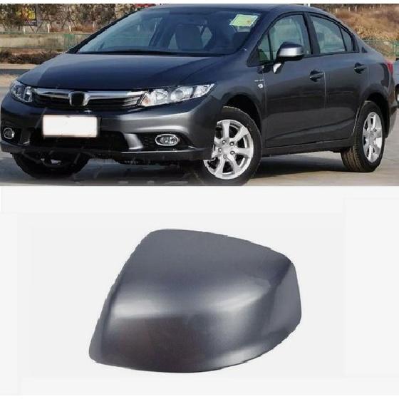 Dark Silver Left Driver Side Rearview Mirror Cap Cover For Honda Civic 2012-2015