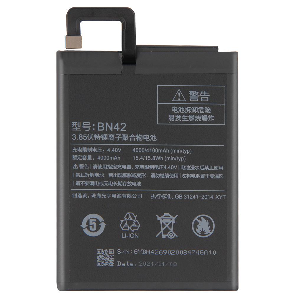 Replacement Battery BN42 For Xiaomi Redmi 4 Hongmi4 Redrice 4 Standard Version Rechargeable Phone Battery 4000mAh