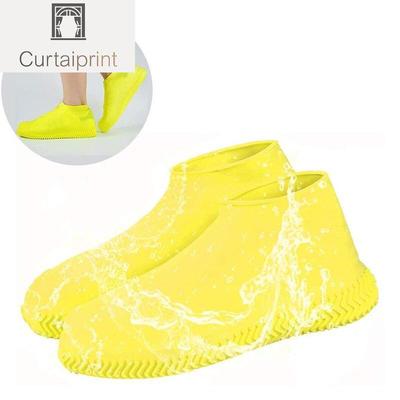 Водонепроницаемые бахилы, силиконовые защитные чехлы для обуви унисекс, непромокаемые сапоги для дома и улицы, в дождливые дни, многоразовые складные бахилы