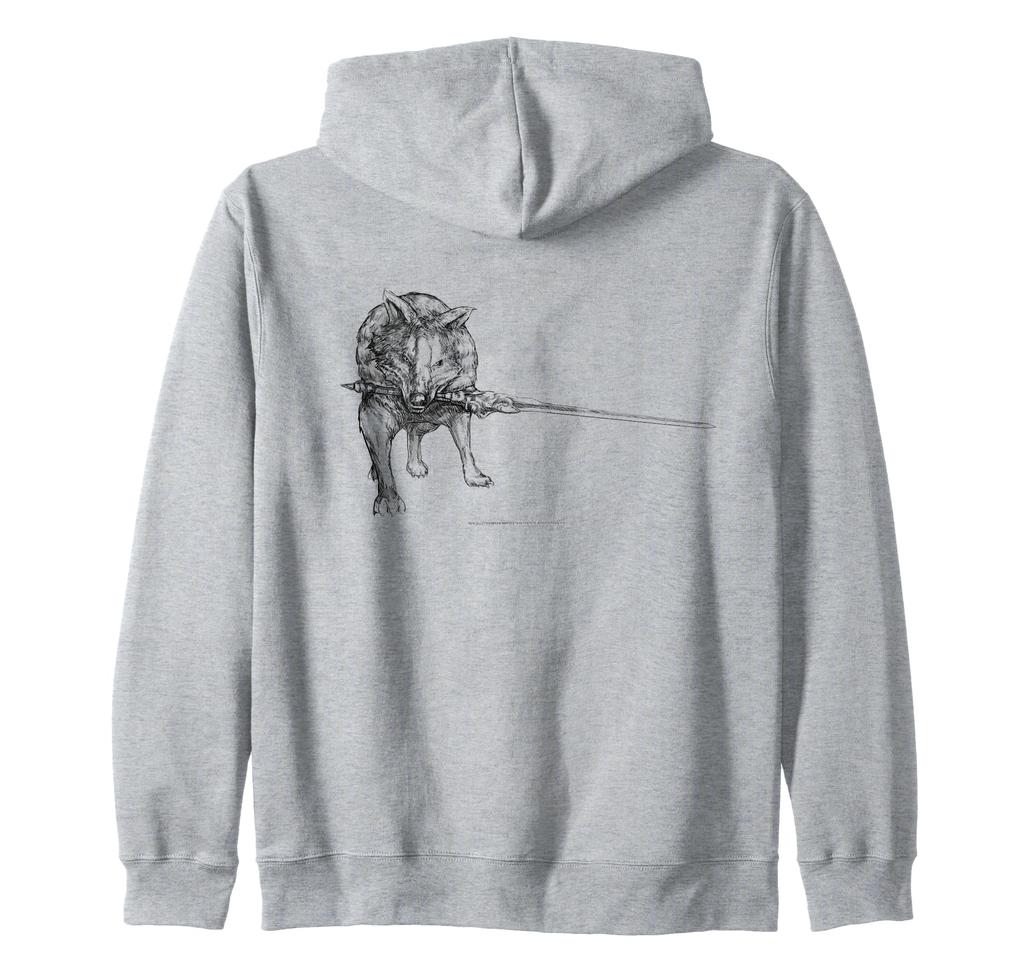 DARK SOULS Grey Wolf Sif Zip Hoodie