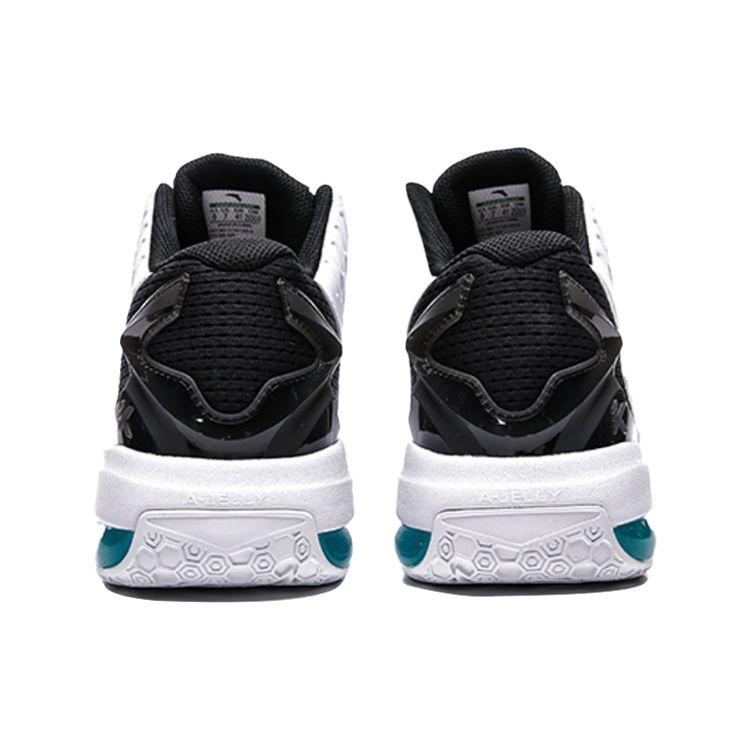 Anta Баскетбольные кроссовки KT3 Thompson Team с высоким верхом, амортизирующие, нескользящие, износостойкие, мужские, белые, черные 11741105-9