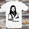 230 Gsm 100% Cotton Jesus Peace Y All Need Holy Bible Christmas T Shirt Vintage Retro Cool Gift Mens Womens Unisex Cartoon Anime Top Tee B807