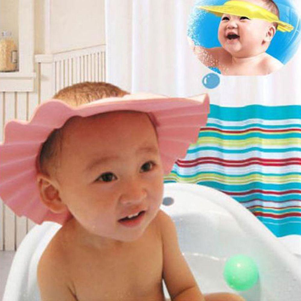 New Kids Shampoo Baby Shower Cap Hat Bathing Wash Hair Shield