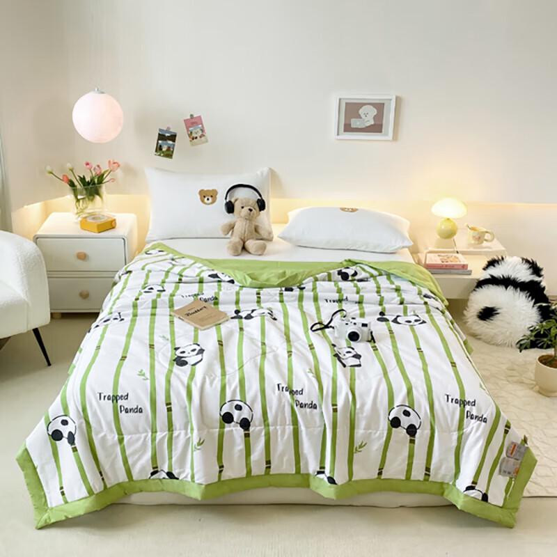 Panda Paradise All-Cotton Summer Quilt