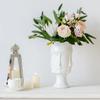 Керамическая ваза Creative Face Floreros Decorativos Moderno Vase Decoration Home Living Room White Flower Vase