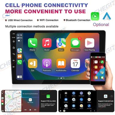 Универсальная 2 Din Android Автомагнитола Автомобильная Мультимедиа Беспроводной Carplay GPS Стерео Для Volkswagen Nissan Hyundai Kia Toyota Для