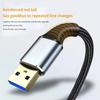 Удлинительный кабель USB с разъемами «папа» и «мама», мобильный зарядный кабель USB 3.0, подходящий для смарт-ноутбуков, телевизоров, PS4 и удлинительных кабелей USB