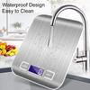 Весы цифров кухни нержавеющей стали 5кг электронные для еды
