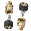 Lanx. Kärcher Compatible Pressure Washer One-Touch Coupler 3/8" M22 Converter, Aftermarket, One-Touch Installation and Removal! (Set of 2)