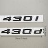 3D ABS Car Letters Logo 430i 430d Badge Sticker Emblem Decals For BMW 4 Series 430i 430d  G22 G26 G23 Tail Marking Accessories