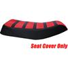 JMCHstore Red Ribbed Mini Bike Seat Cover, Gripper Soft Seat Cover for Monster Mega Moto MMB80 80cc MMB105 105cc, for Coleman Realtree RB100 RT100