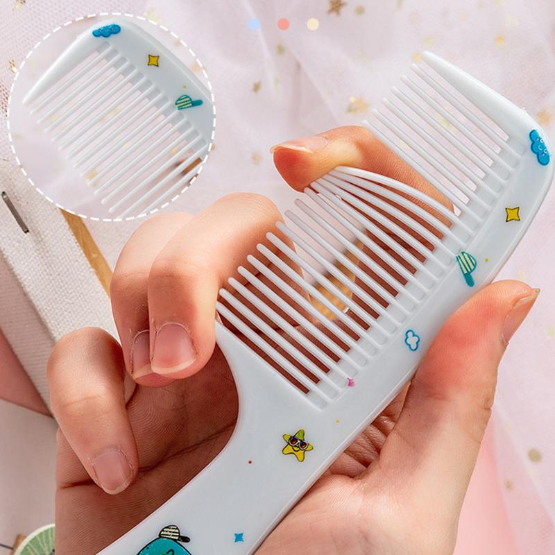 Cartoon Animal Baby Child Comb Girl One Year Old 2 Years Old Hairdressing Comb Fine Tooth Pointed Tail 2 Comb Set