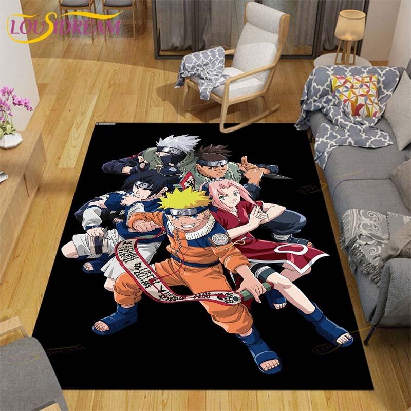 Anime Mat Carpet Naruto Rugs for Living Room Soft Floor Mat Rugs for Bedroom Door Mat Non-slip Area Rugs Bath Mat