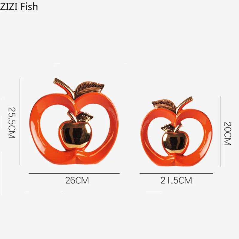 Керамические изделия Золотое яблоко Выдолбленный ключ Консоль Настольная система хранения Организация Мебель Керамические украшения Аксессуары