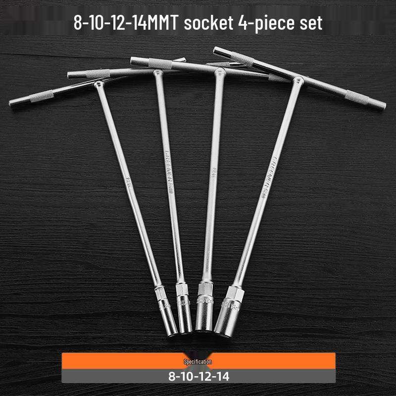 Green Forest T-Bar Hex Socket Wrench 6-19mm for Car & Motorcycle Repair