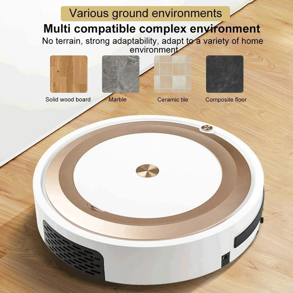 Silver/Gold E3.7V S04 Robot Vacuum Cleaner Smart Vaccum Cleaner For Home Mobile Phone App Remote Control Automatic Dust Removal Cleaning Sweeper