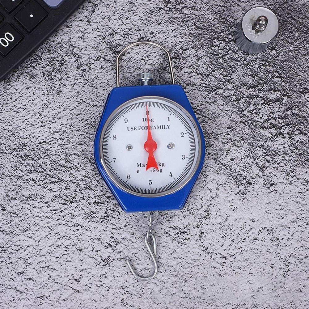 Balance Handheld Spring Balance Hook Scale 10kg/50g Mechanical Scale Digital Dial Luggage Scale