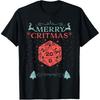 Merry Critmas Christmas RPG Board Game Role Play Ugly T Shirts Men Humor Streetwear Tee Shirt Short Sleeve Unisex Loose Clothing