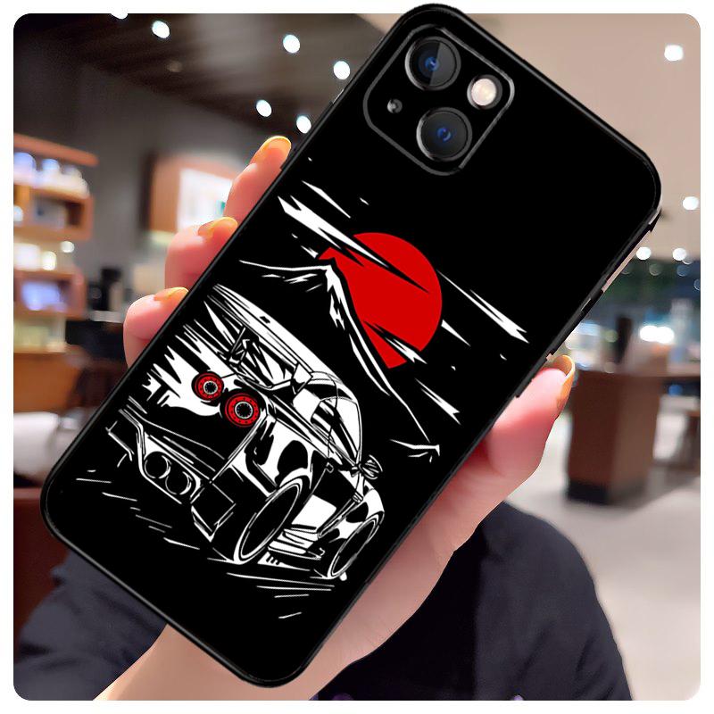 Япония JDM Спортивные Автомобили Мужской Мужчины Чехол Для iPhone 13 Pro Max 16 15 11 12 14 17 Pro Max mini 15 16 Plus 16e 17 Air Чехол Для Телефона