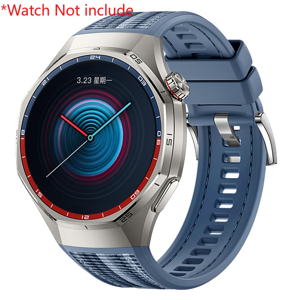Роскошный силиконовый нейлоновый ремешок без зазоров для Huawei Watch GT 6 Pro, резиновый браслет для Huawei Watch GT6 Pro, специализированный ремешок для часов