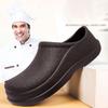 Men Chef Shoes Man Summer Beach Slippers Water Proof Oil Proof Kitchen Shoes Non Slip Garden Clogs Hotel Work Shoe EVA Sandal