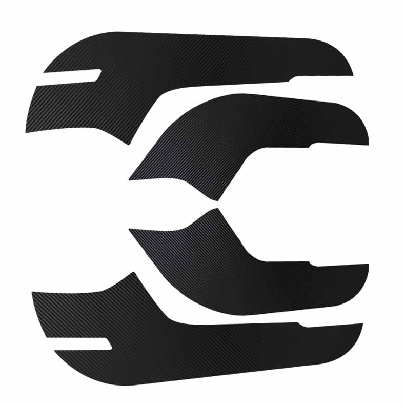 Car Styling Side Door Inner Decal Anti-kick Protective Carbon fiber Flim Sticker 4Pcs/Set For Kia K3 Cerato