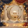 Elegant Design Ramadhan Mural Banner Durable Material Festive Home Decor  Eid Celebrations