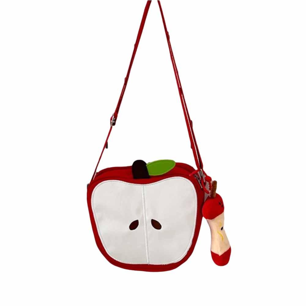 Pear Fruits Shape Crossbody Bag Harajuku Mobile Phone Pack Waterproof Funny Shoulder Bag Outdoor