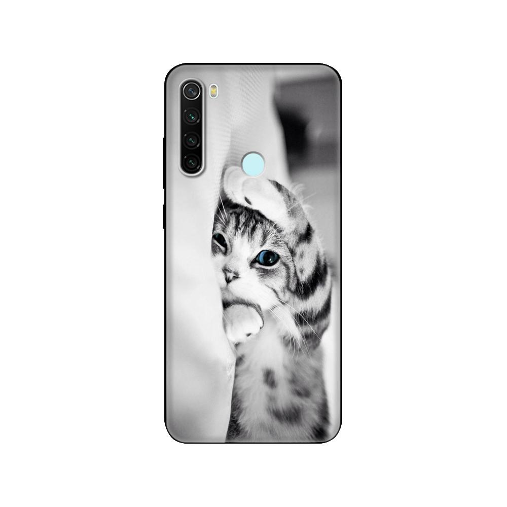 Чехол для xiaomi Redmi Note 8T, мягкий силиконовый чехол для xiaomi Redmi Note 8, чехол T Fundas для Redmi Note 8 PRO, черный чехол из ТПУ