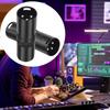 2 шт. XLR папа к адаптеру 3-контактный компактный высокопроизводительный для микрофонного кабеля прочный