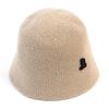 Universal Chemistry Simple Beige Knit Bucket Hat Knit