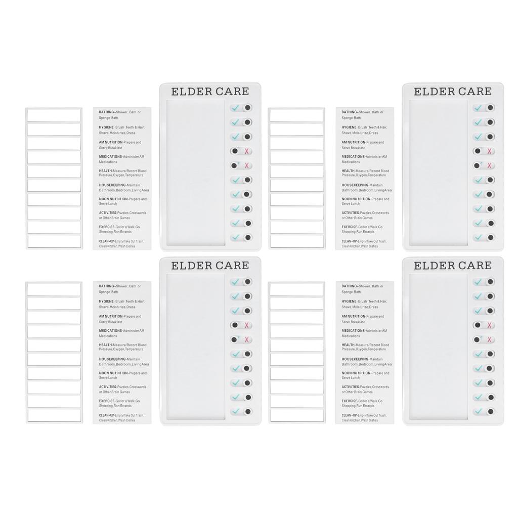 4 шт. Доска для списка дел Сделай сам Производство Перерабатываемая Портативная Доска для списка дел Съемная Таблица дел для DIY Сообщений Путешествий